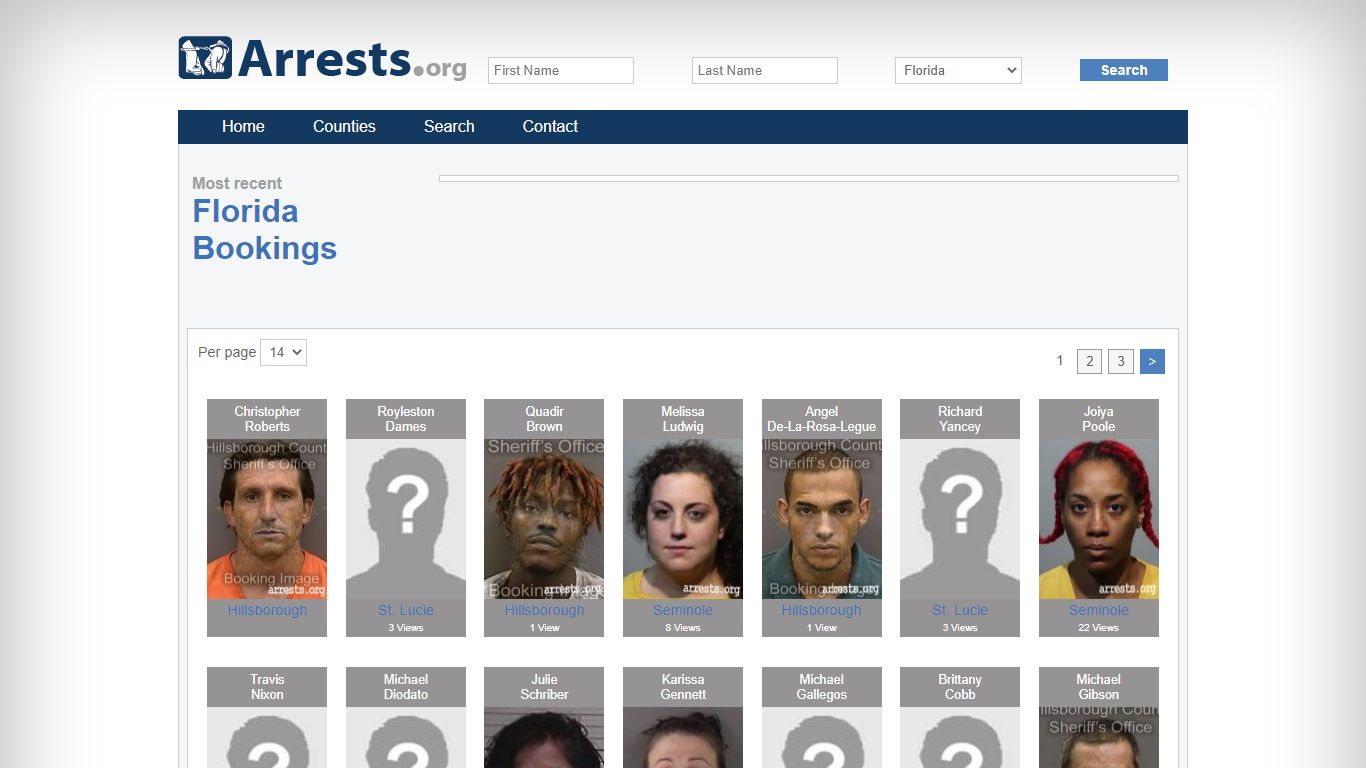 Florida Arrests and Inmate Search